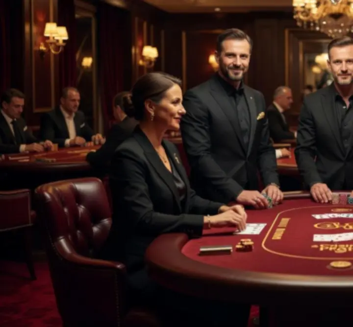 Profesionální čeští pokeroví dealeři ve formálním oblečení