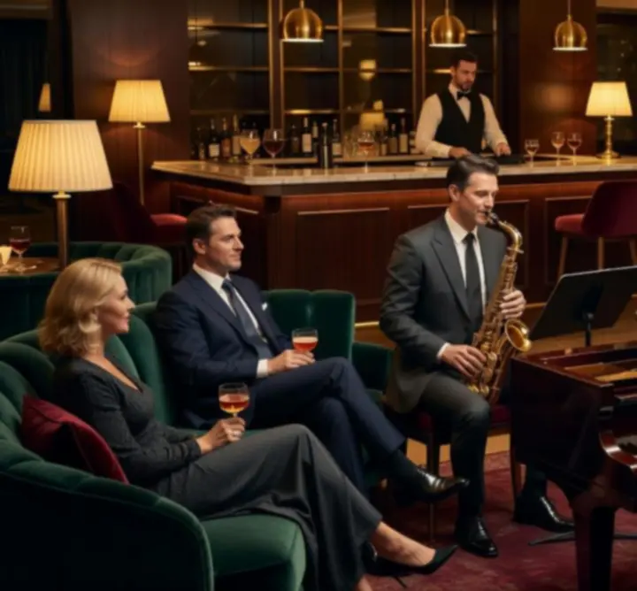 Lounge večer se živou hudbou v elegantním prostředí