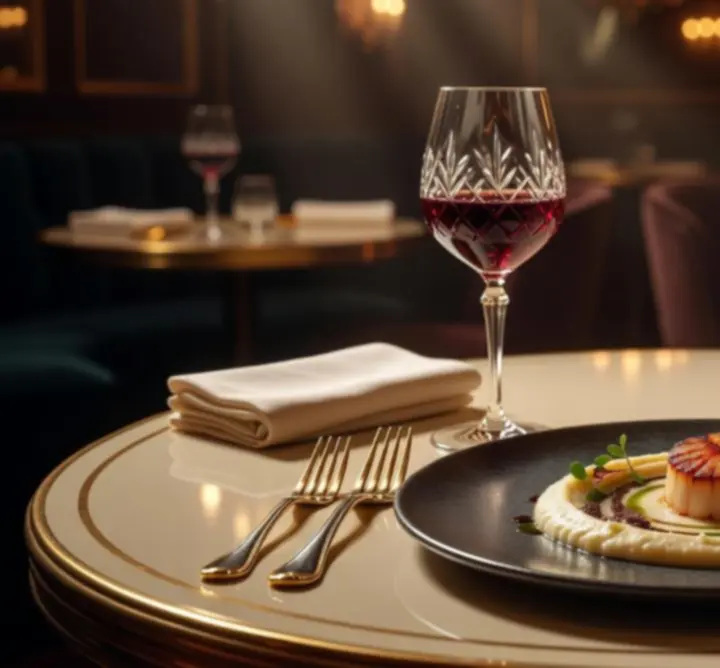 Elegantní servírování fine dining menu ve VIP VECERY PRAHA